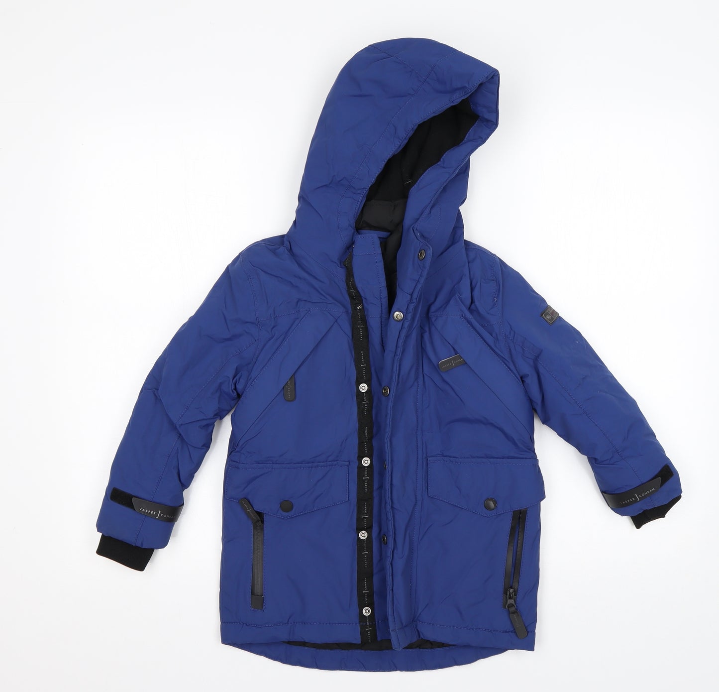 Jasper Conran Boys Blue   Rain Coat Coat Size 4-5 Years
