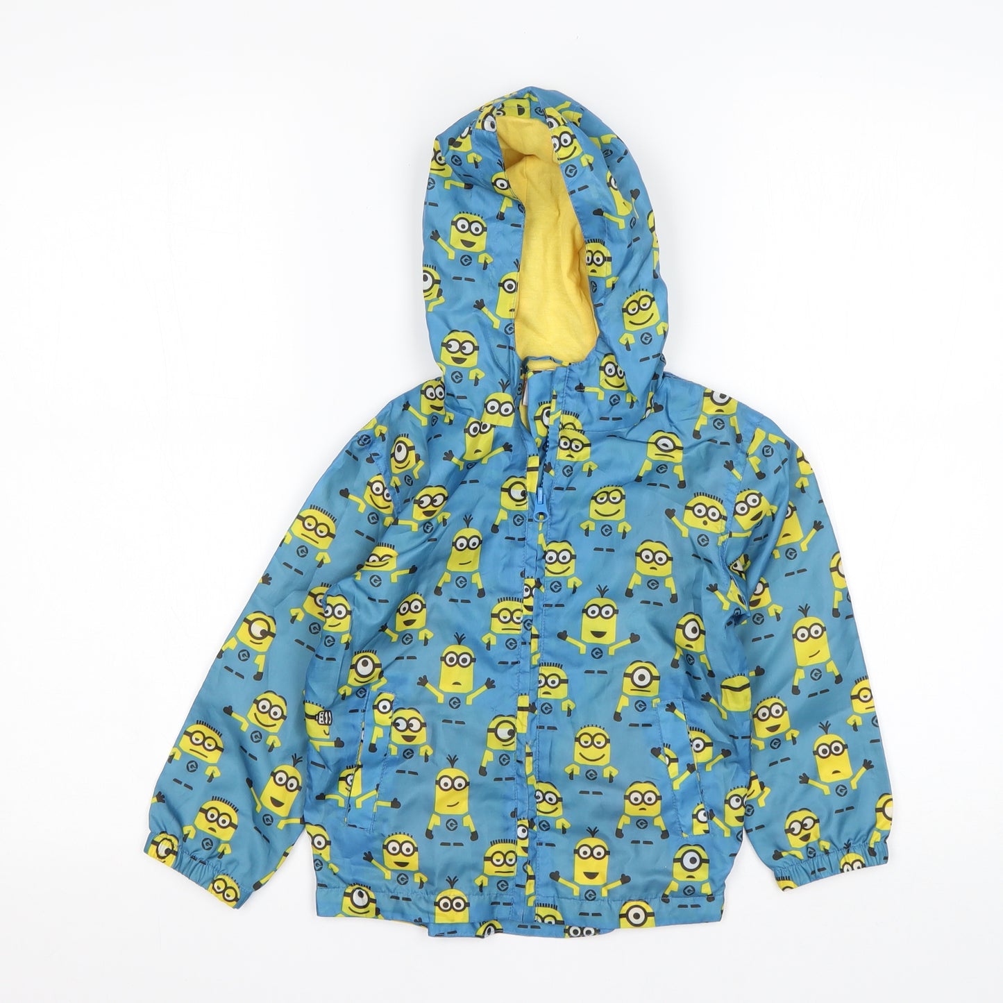 Urban Outlaws Boys Multicoloured   Windbreaker Jacket Size 4 Years   - Minions