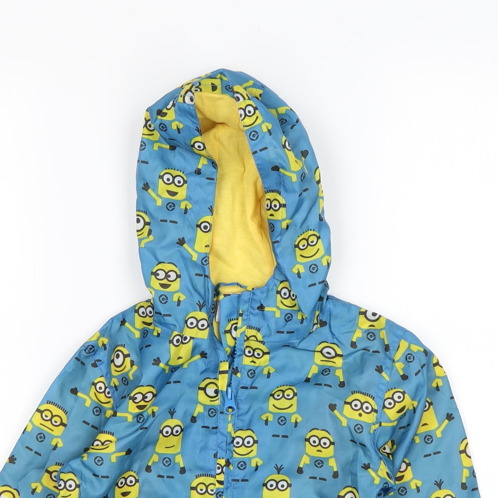 Urban Outlaws Boys Multicoloured   Windbreaker Jacket Size 4 Years   - Minions
