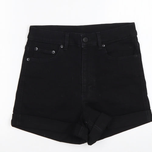 Monkl` Womens Black  Cotton Sailor Shorts Size 28 in L4 in Regular