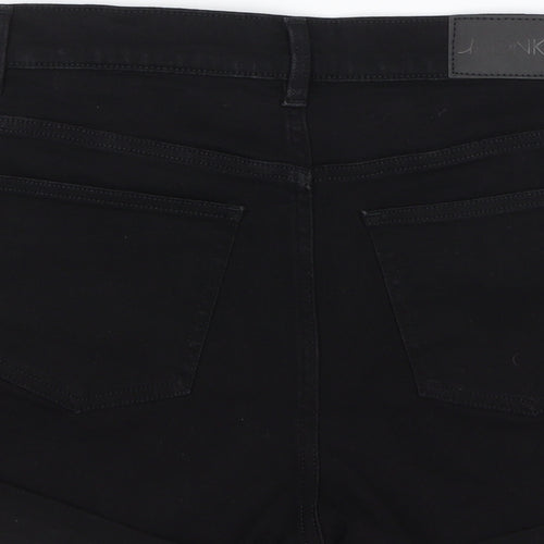 Monkl` Womens Black  Cotton Sailor Shorts Size 28 in L4 in Regular