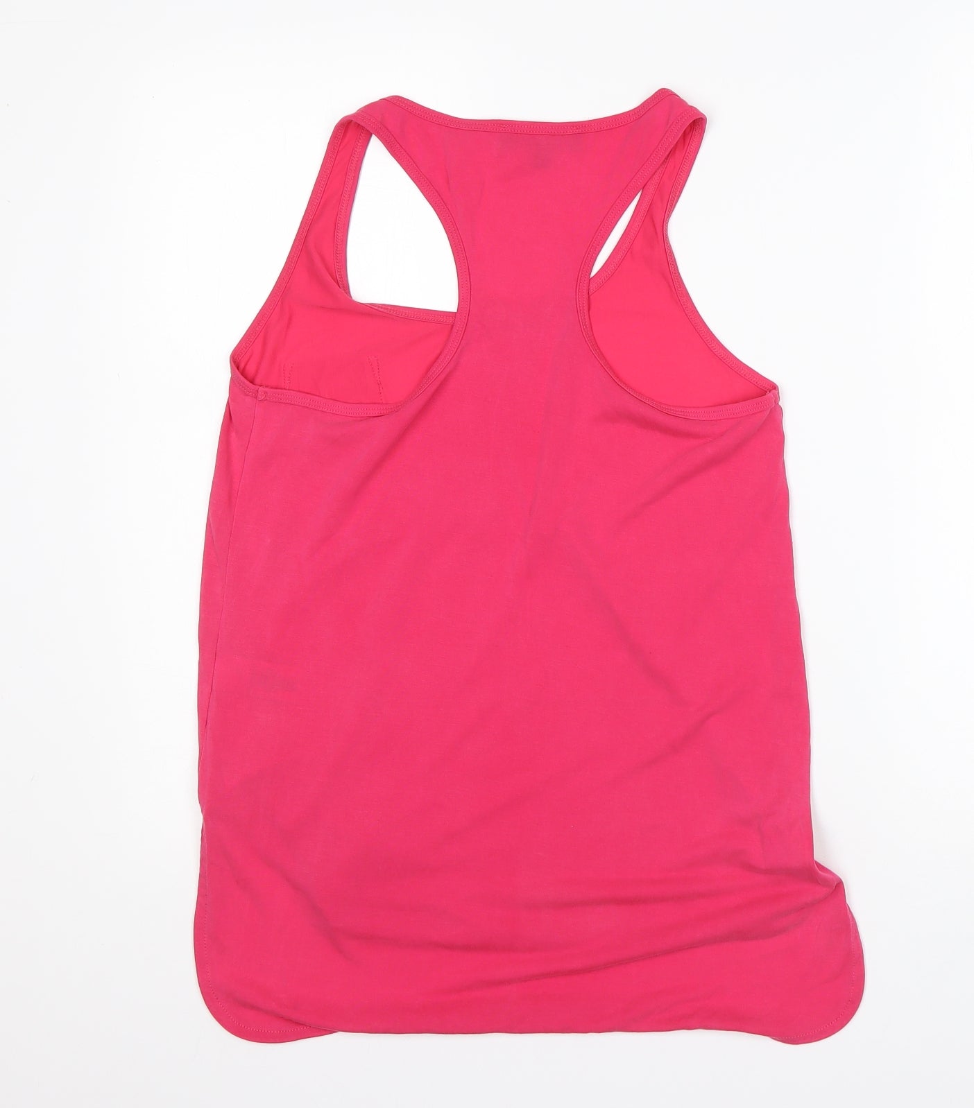 NEXT Womens Pink  Modal Basic Tank Size 6 Round Neck