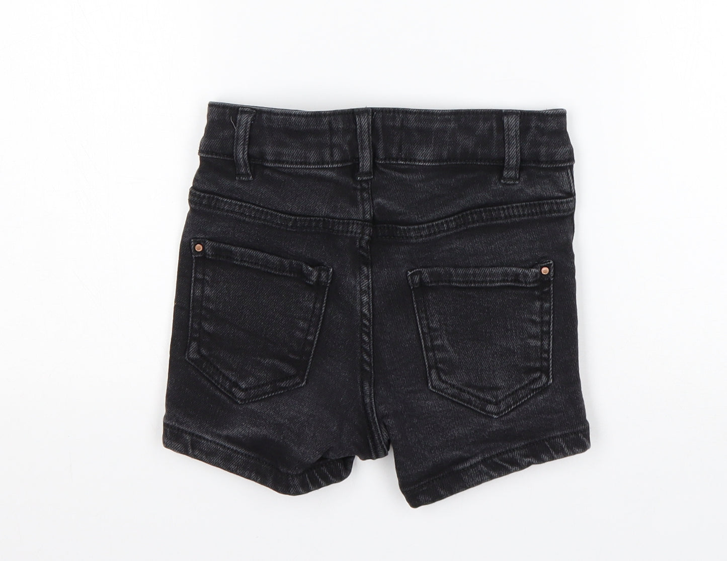 New Look Girls Black  Cotton Sailor Shorts Size 9 Years  Regular