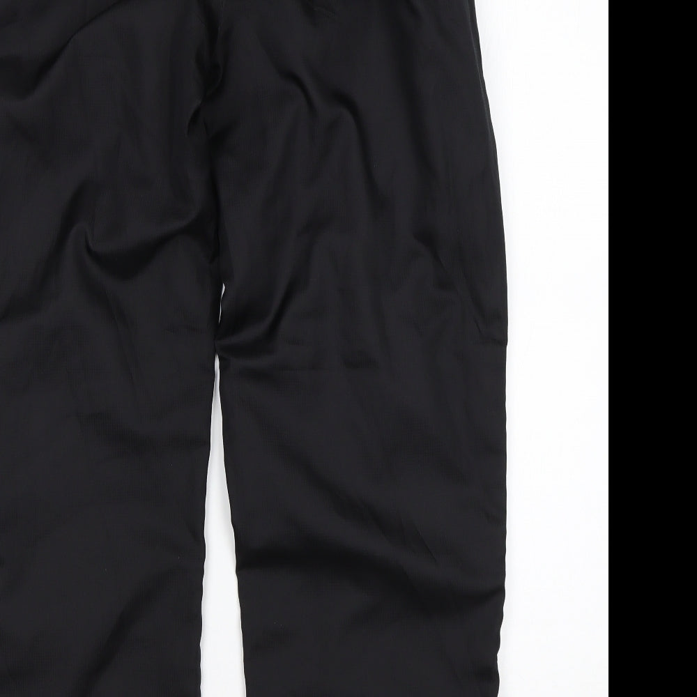 Rugid Mens Black  Polyester Sweatpants Trousers Size S L29 in Regular