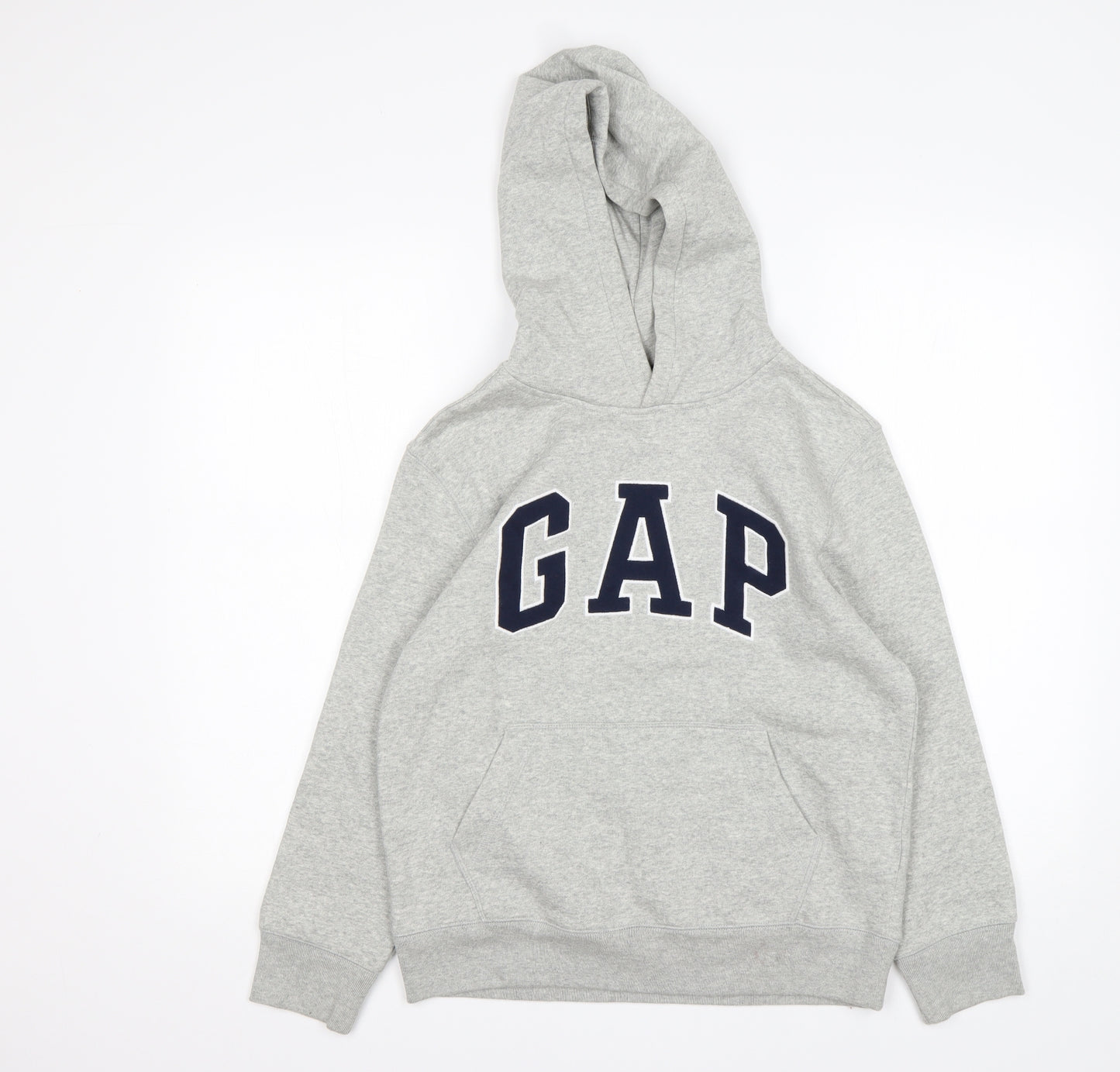 Gap Boys Grey  Cotton Pullover Hoodie Size L