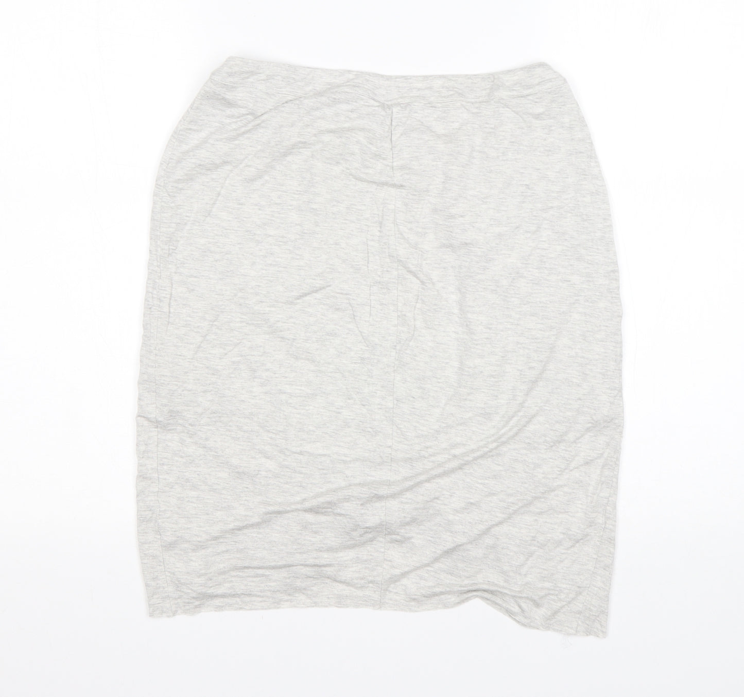 Bella Luxx Womens Grey  Rayon Mini Skirt Size M