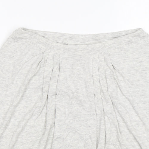 Bella Luxx Womens Grey  Rayon Mini Skirt Size M
