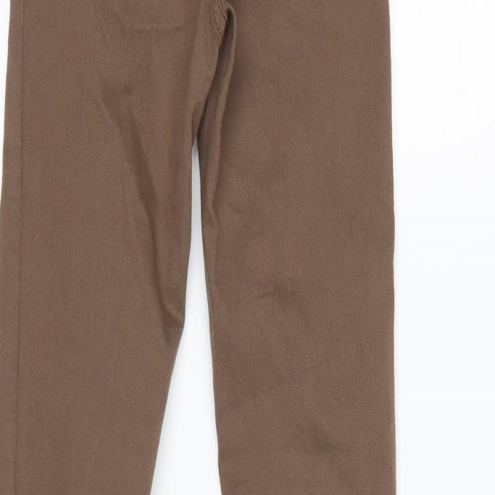 Subdued Womens Brown  Cotton Flared Jeans Size 4 L33 in Regular