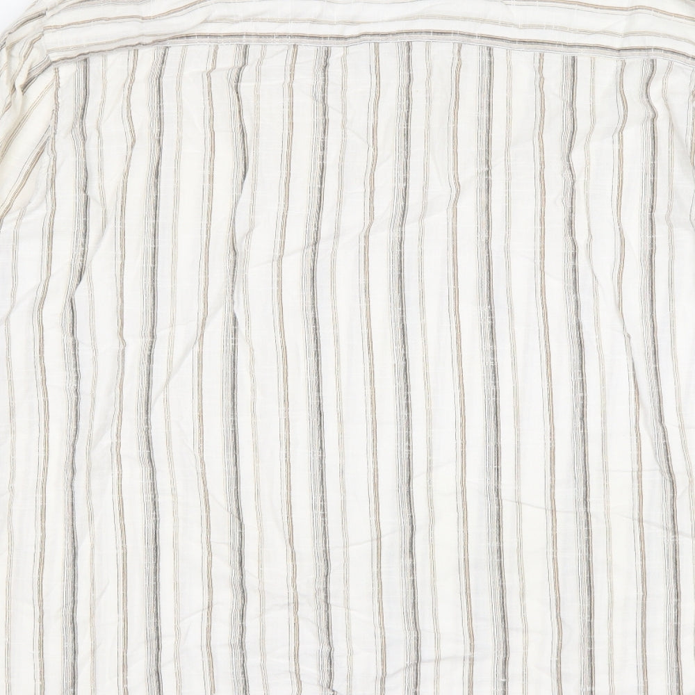 Cherokee Mens Multicoloured Striped Cotton  Polo Size 3XL Collared