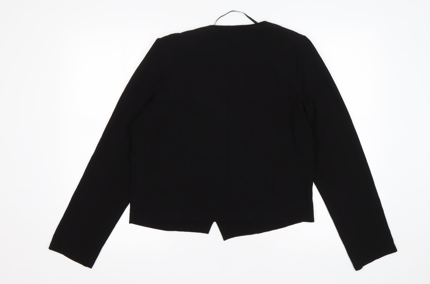 Atmosphere Womens Black  Polyester Jacket Blazer Size 12