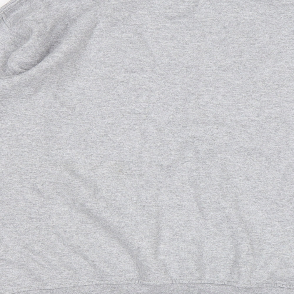 Preworn Mens Grey  Cotton Pullover Sweatshirt Size L