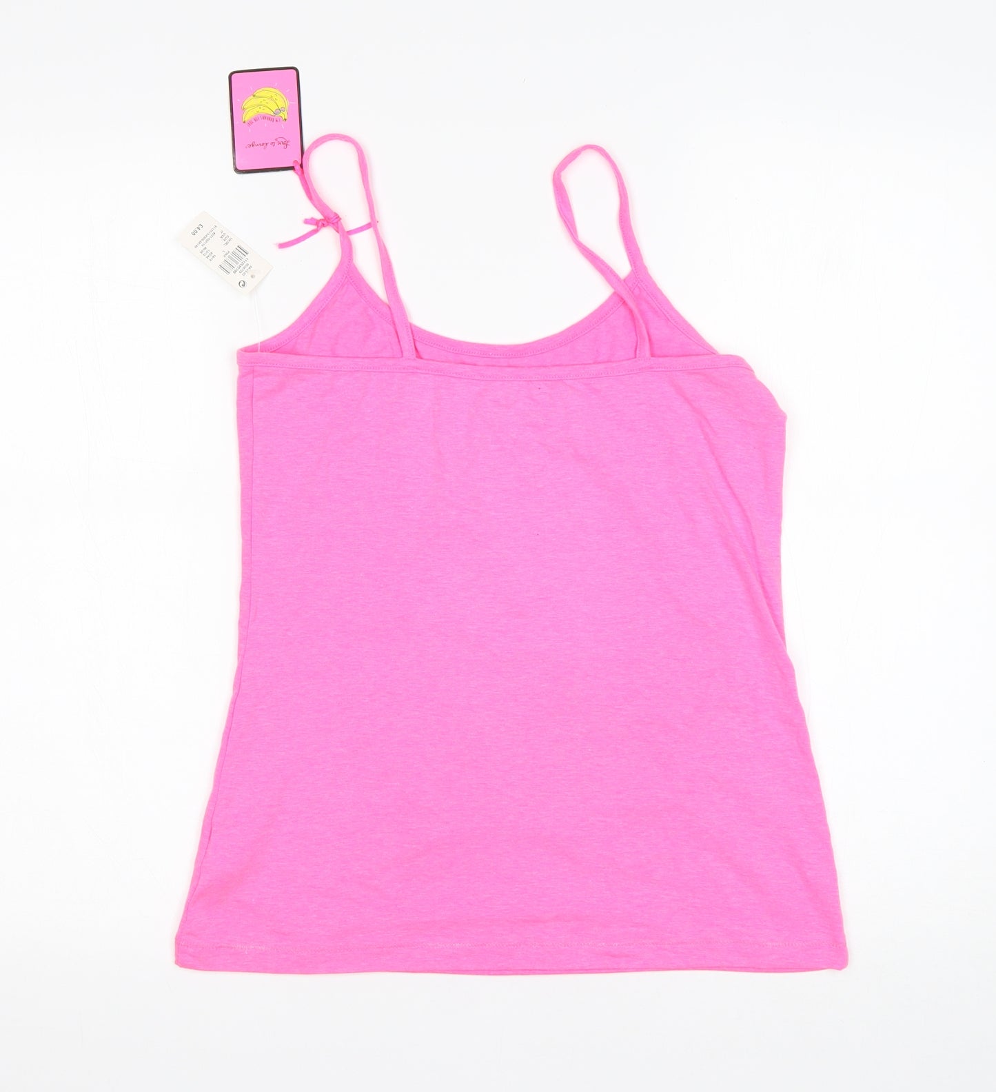 Primark Womens Pink  Polyester Top Pyjama Top Size L