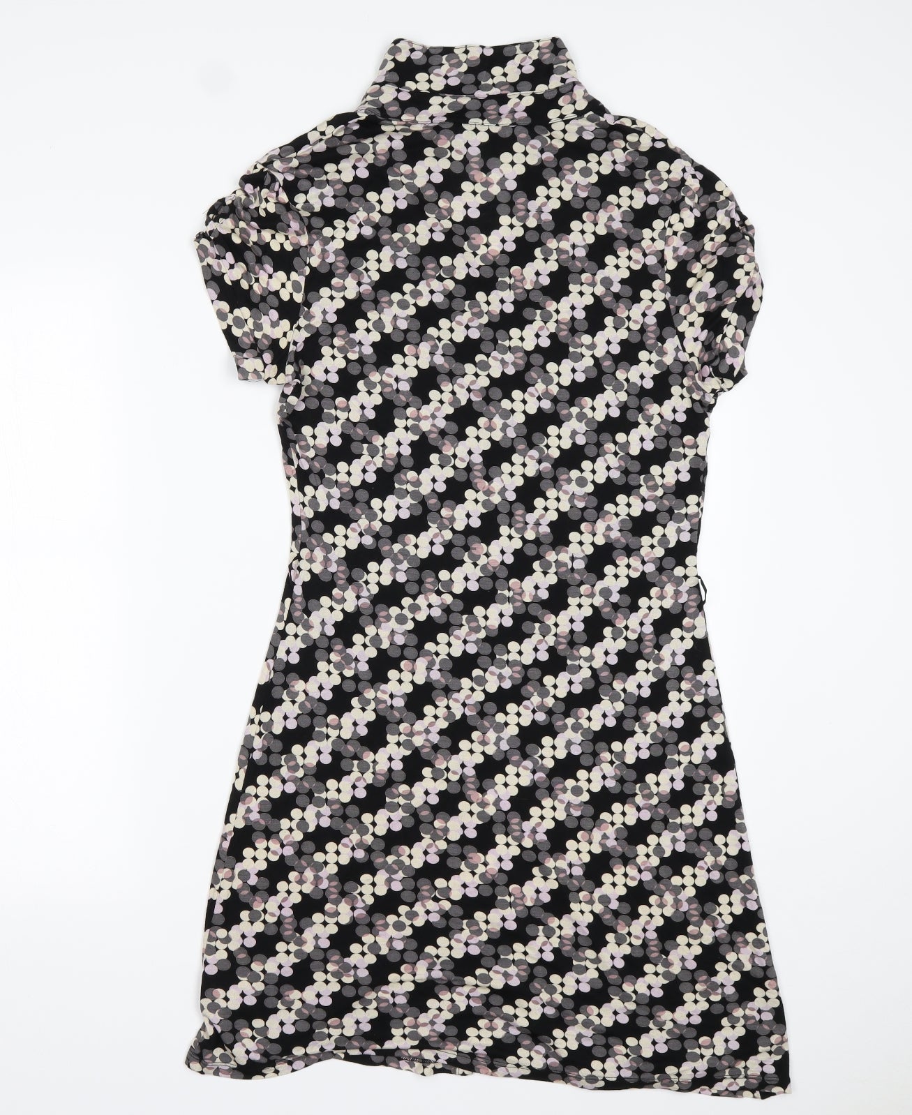 NEXT Womens Multicoloured Polka Dot Viscose Shirt Dress  Size 10  Collared