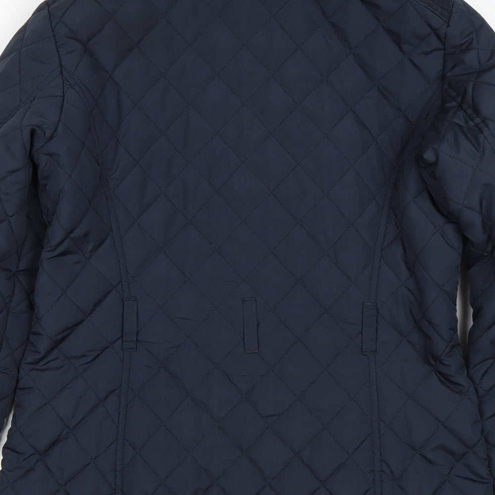 NEXT Girls Blue   Quilted Coat Size 13 Years