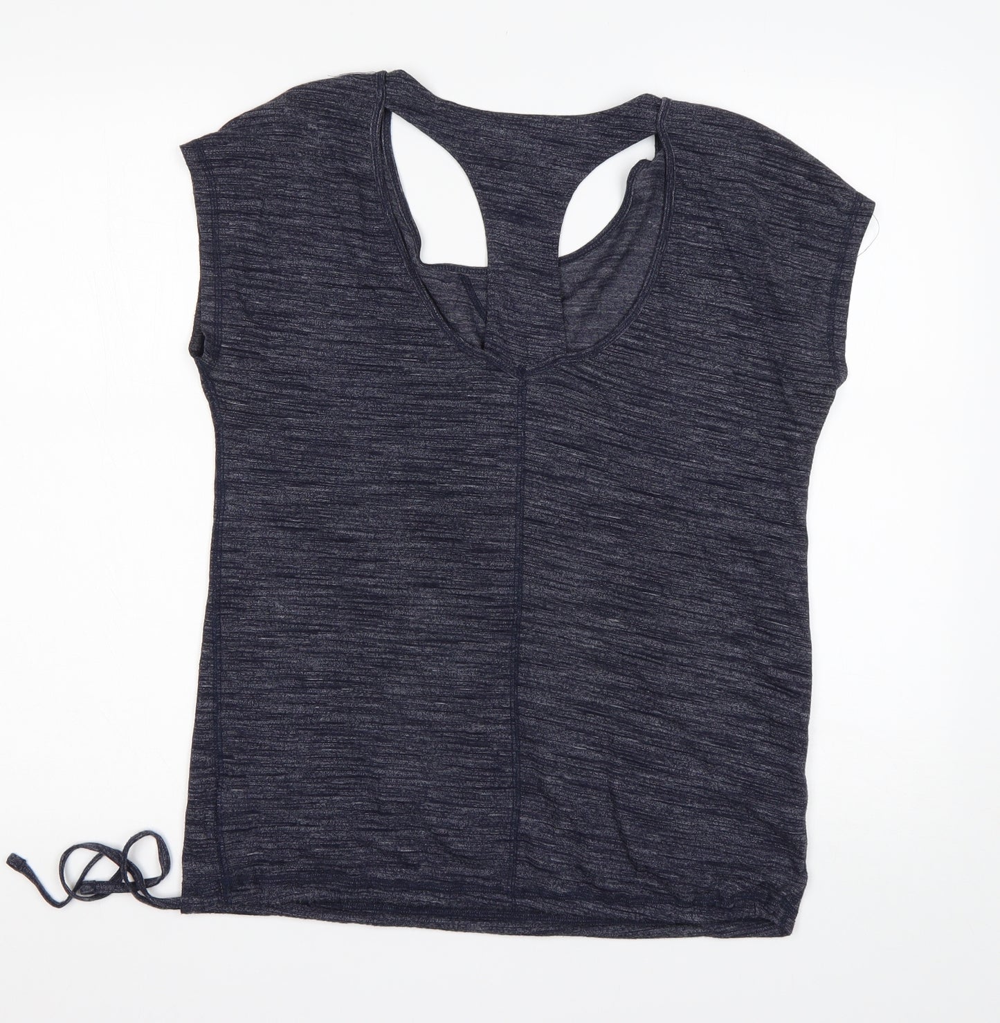 Next Sport Womens Blue  Viscose Basic T-Shirt Size 10 Round Neck