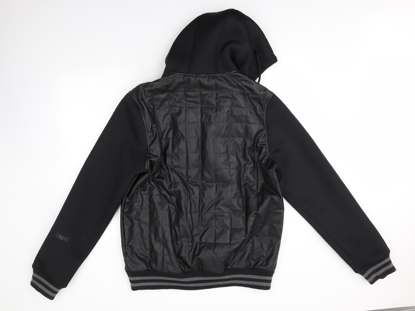 Supply & Demand Mens Black   Overcoat Coat Size XL