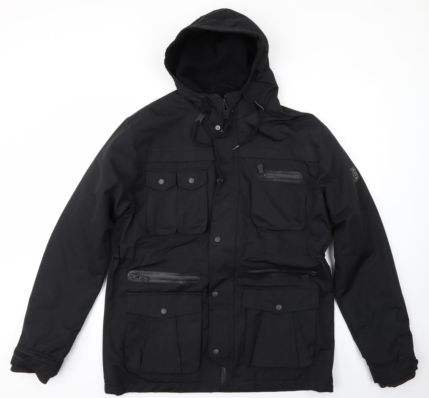 Engineered to Order Mens Black   Overcoat Coat Size XL