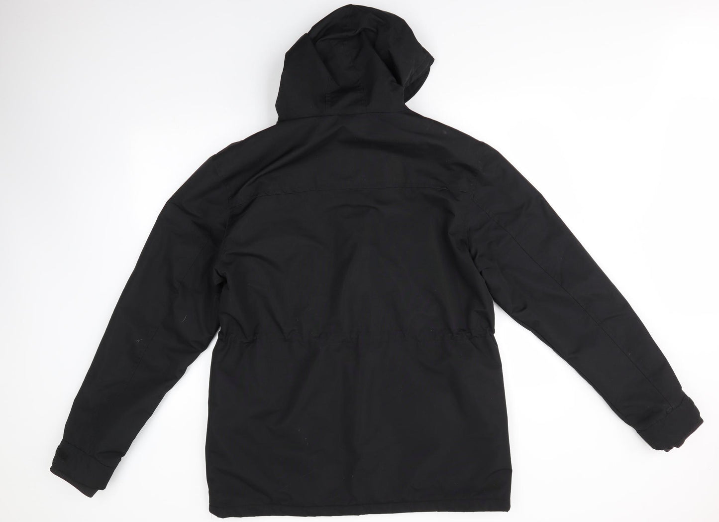 Engineered to Order Mens Black   Overcoat Coat Size XL