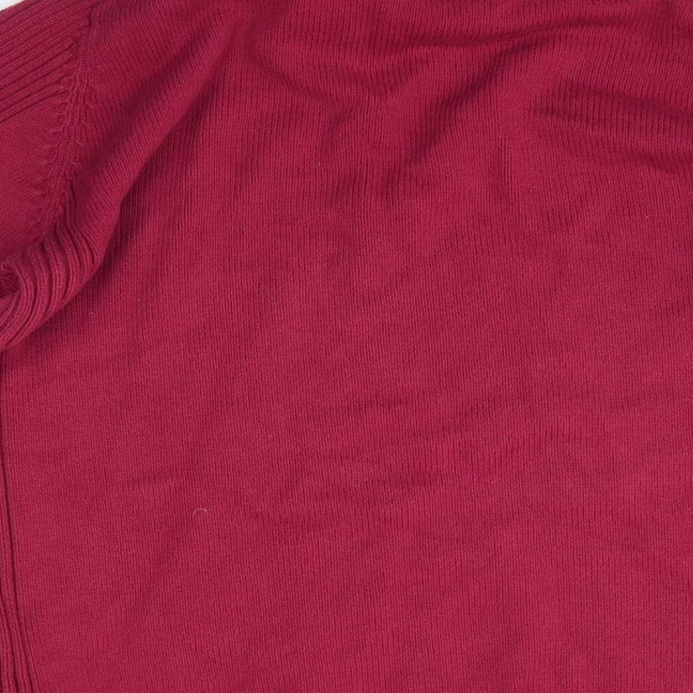 Polo Ralph Lauren Mens Red Roll Neck  Cotton Pullover Jumper Size XL