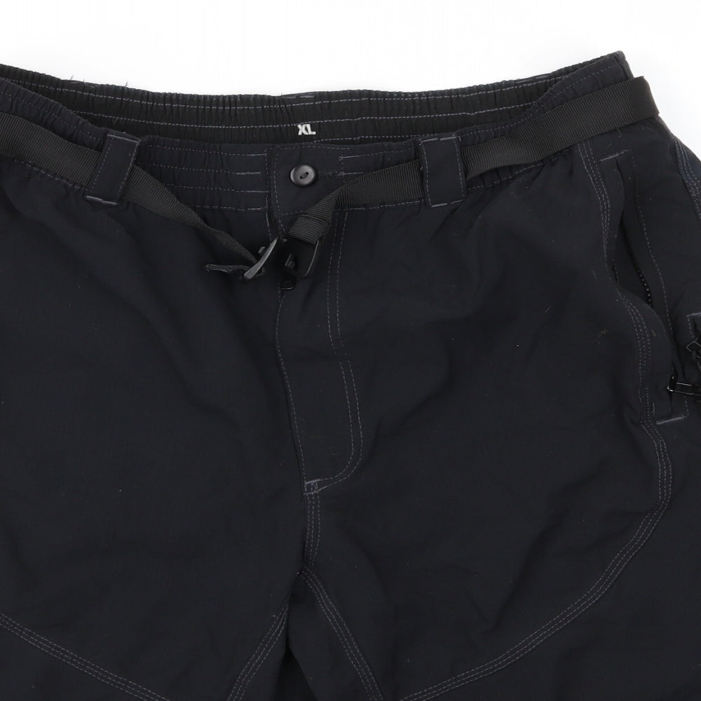 Endura Mens Black  Nylon Sweat Shorts Size XL  Regular