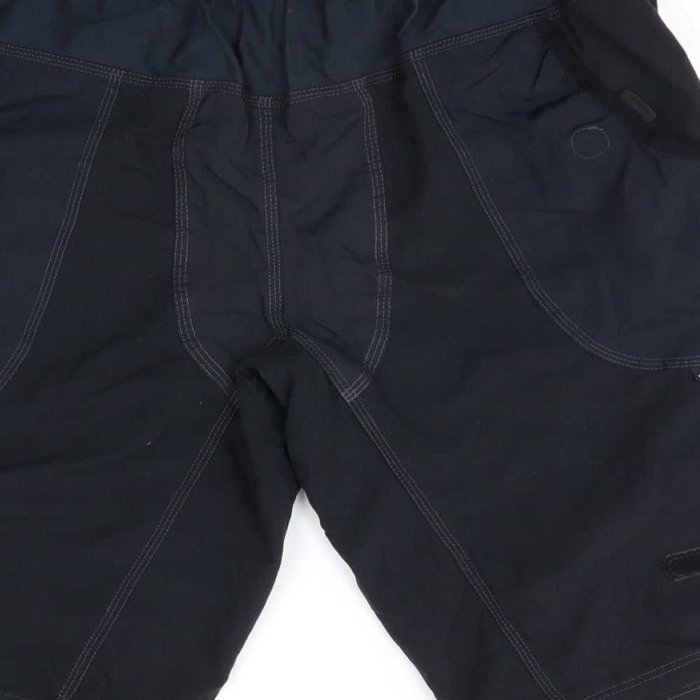 Endura Mens Black  Nylon Sweat Shorts Size XL  Regular