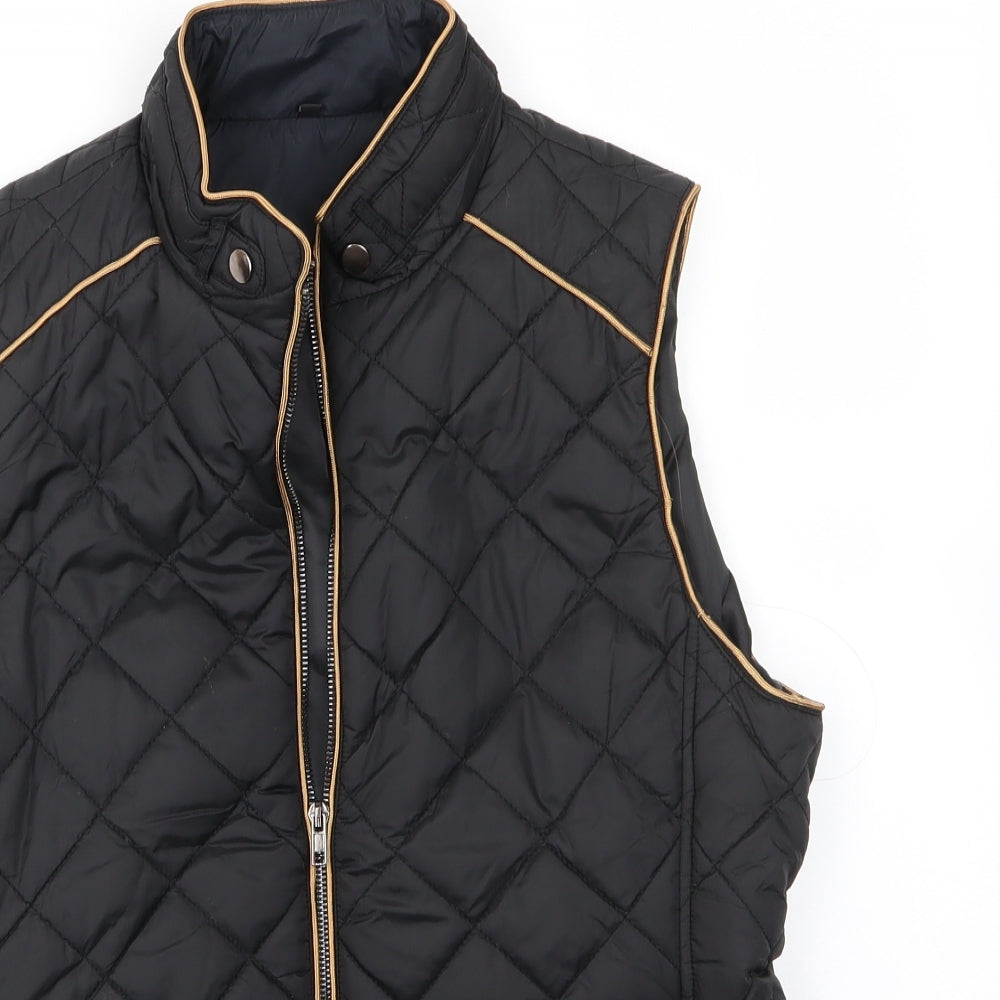Preworn Womens Black   Gilet Coat Size M