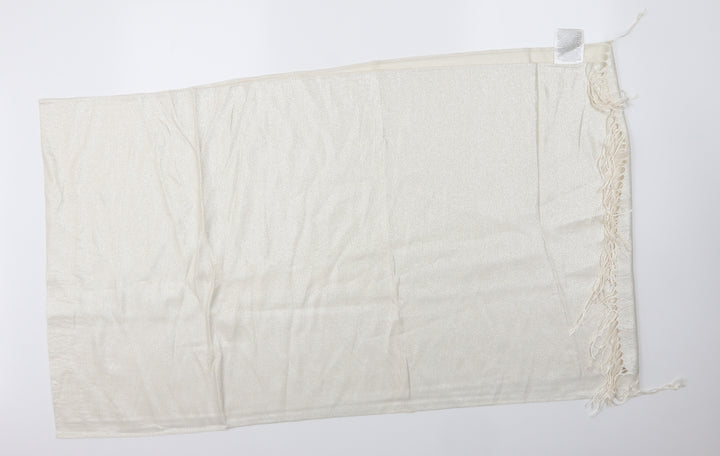 Preworn Unisex Ivory Polyester Scarf