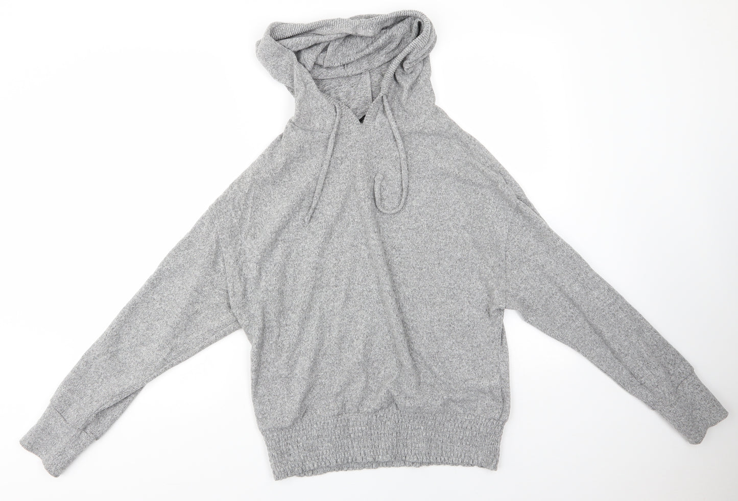 Dorothy Perkins Womens Grey  Polyester Pullover Hoodie Size 10