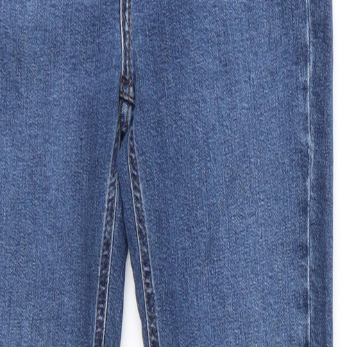 New Look Womens Blue  Cotton Skinny Jeans Size 8 L25 in Regular