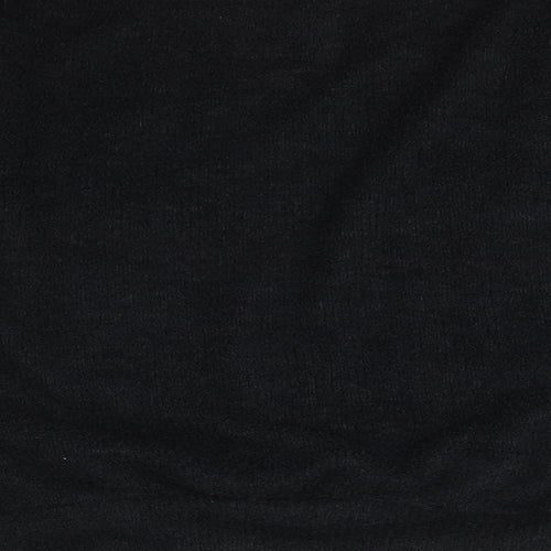 F&F Womens Black Round Neck  Polyester Pullover Jumper Size S   - Hinch