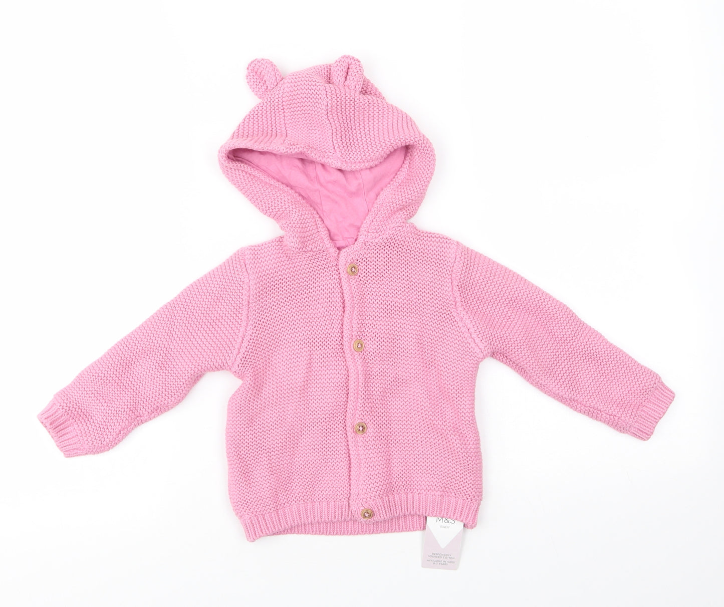 M&S Baby Pink   Jacket  Size 12-18 Months