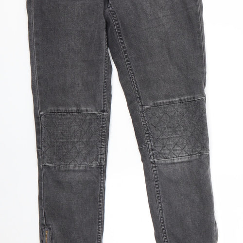 H&M Womens Grey  Cotton Skinny Jeans Size 29 in L28 in Regular