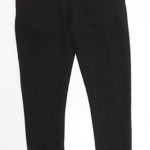 Boohoo MAN Mens Black  Cotton Jogger Trousers Size M L28 in Regular