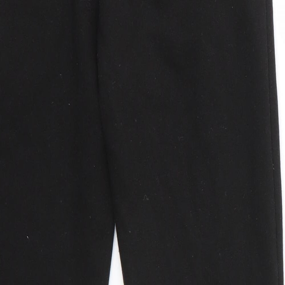 Boohoo MAN Mens Black  Cotton Jogger Trousers Size M L28 in Regular
