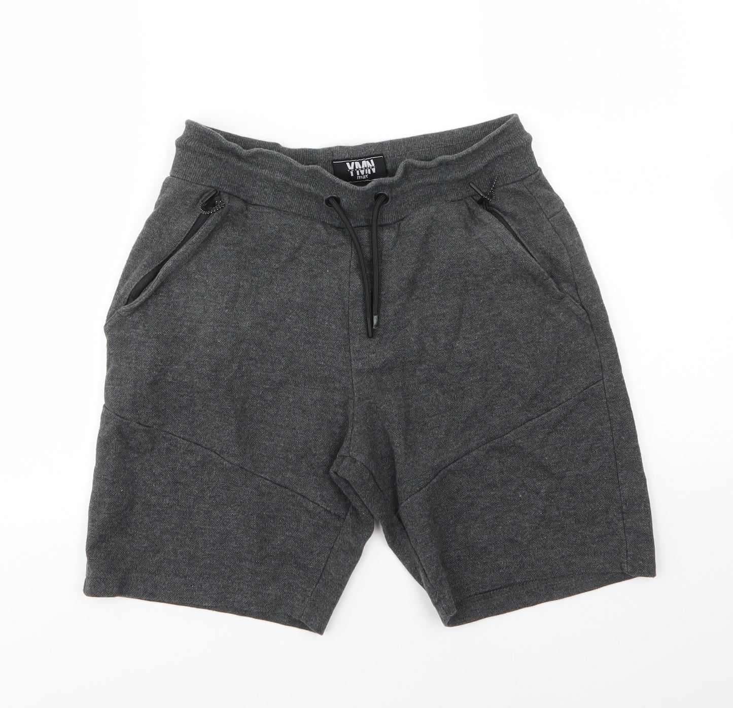 max Mens Grey  Cotton Sweat Shorts Size M  Regular