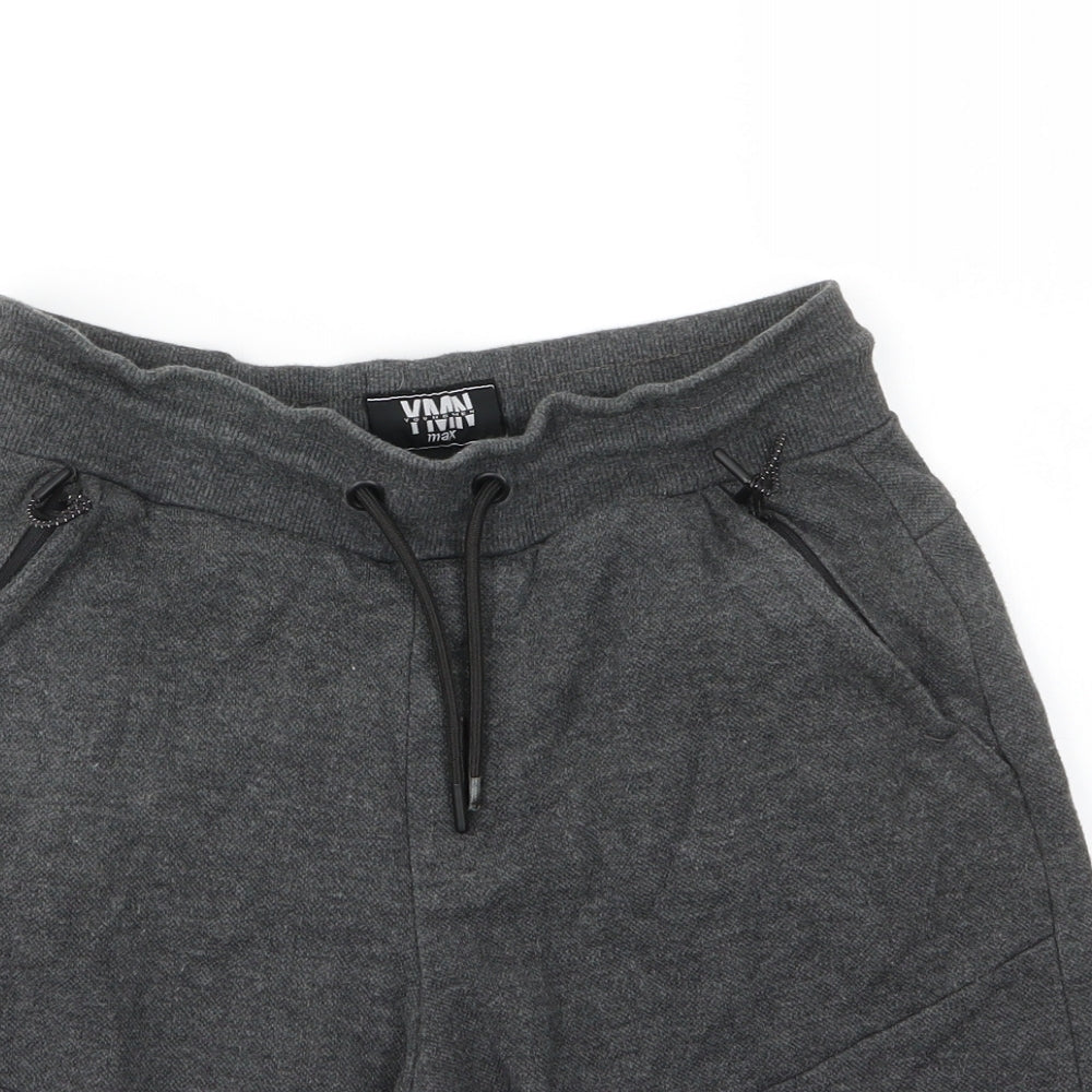 max Mens Grey  Cotton Sweat Shorts Size M  Regular