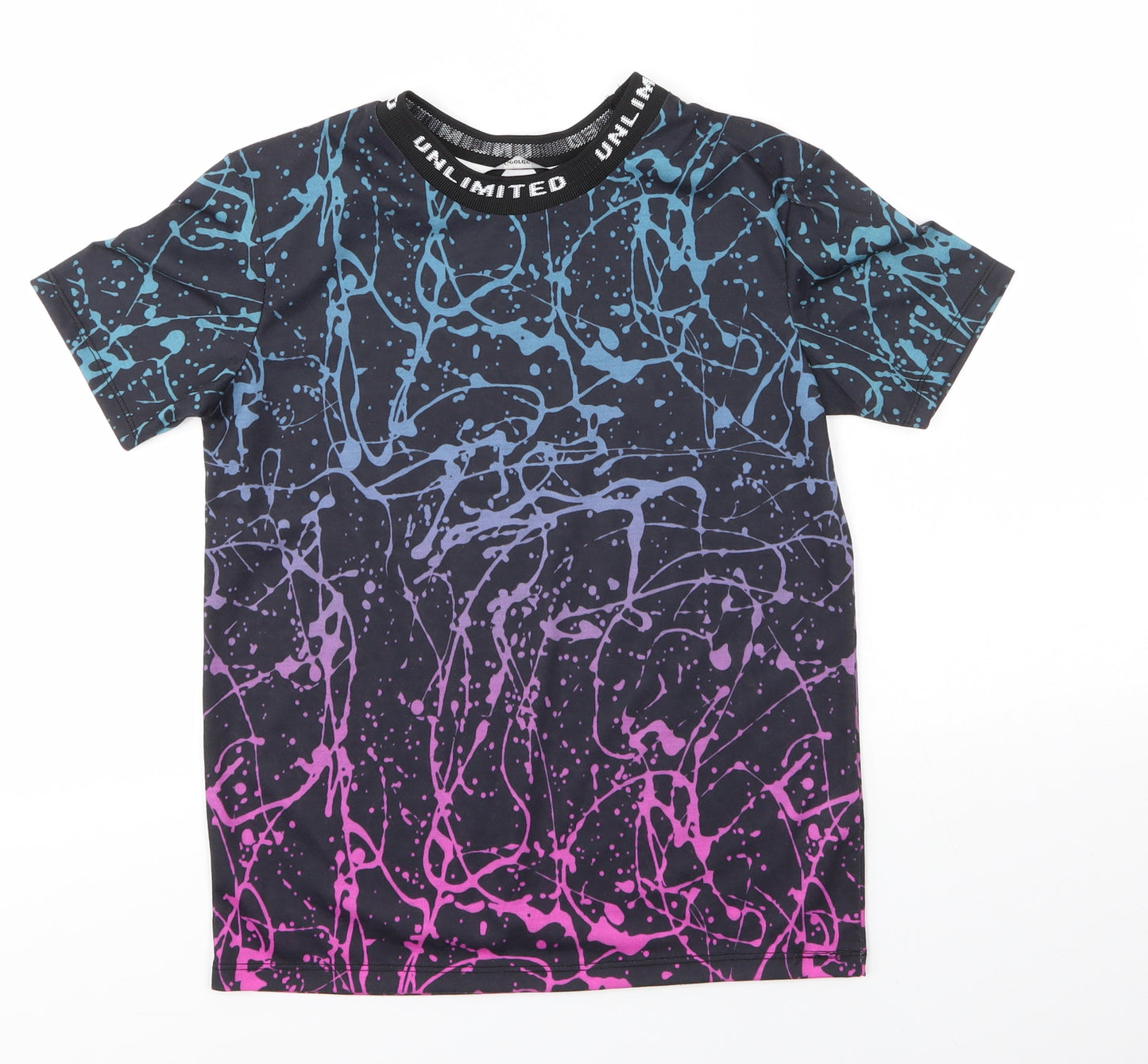 George Boys Multicoloured  Polyester Basic T-Shirt Size 10-11 Years Round Neck