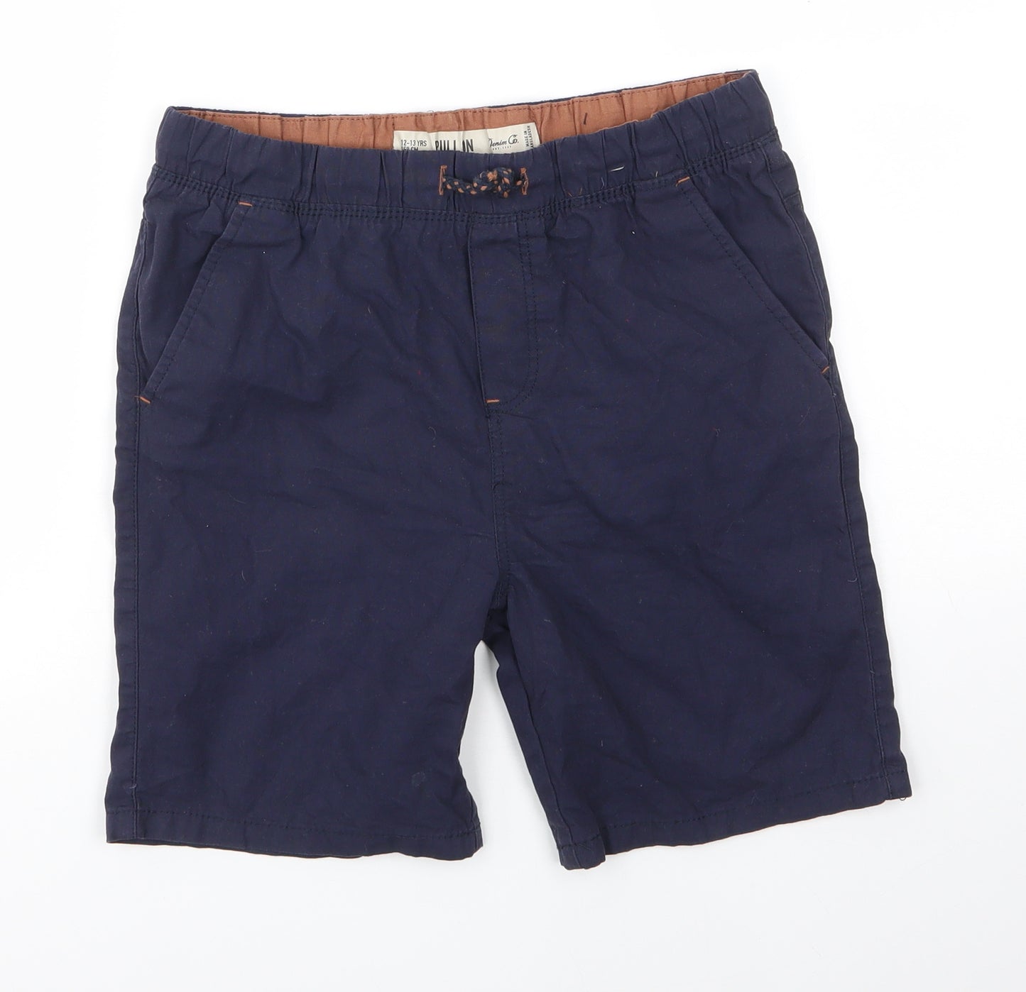 Primark Boys Blue  100% Cotton Sweat Shorts Size 12-13 Years  Regular