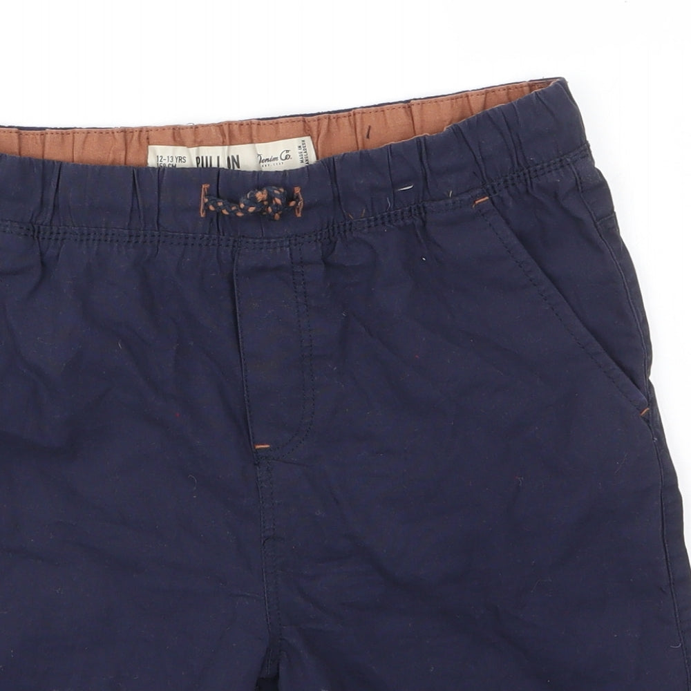 Primark Boys Blue  100% Cotton Sweat Shorts Size 12-13 Years  Regular