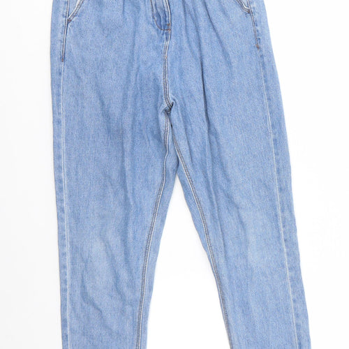 NEXT Girls Blue  100% Cotton Boyfriend Jeans Size 9 Months  Regular