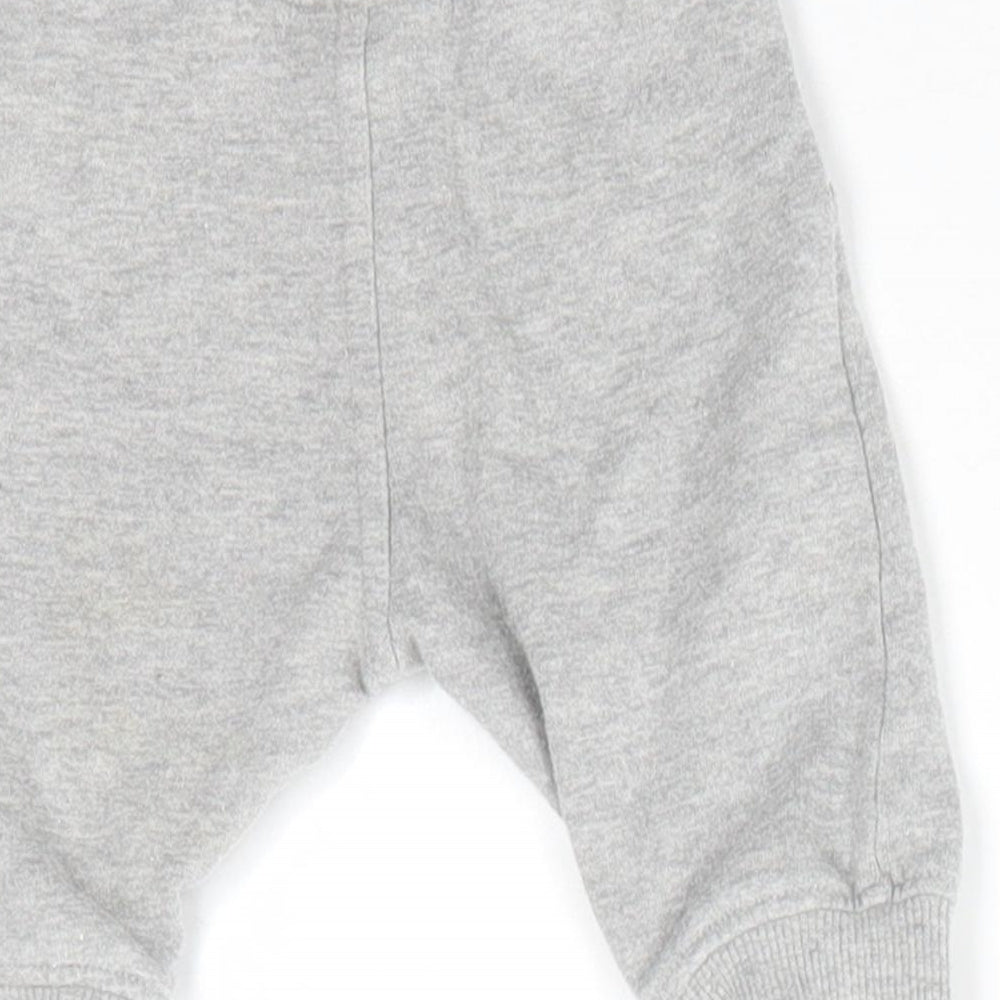 NEXT Baby Grey  Cotton Jogger Trousers Size 0-3 Months