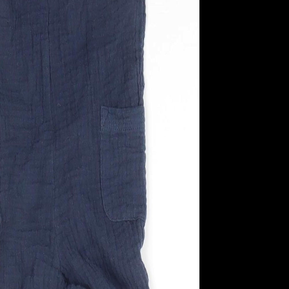 RR Baby Blue  Cotton Romper One-Piece Size 3-6 Months