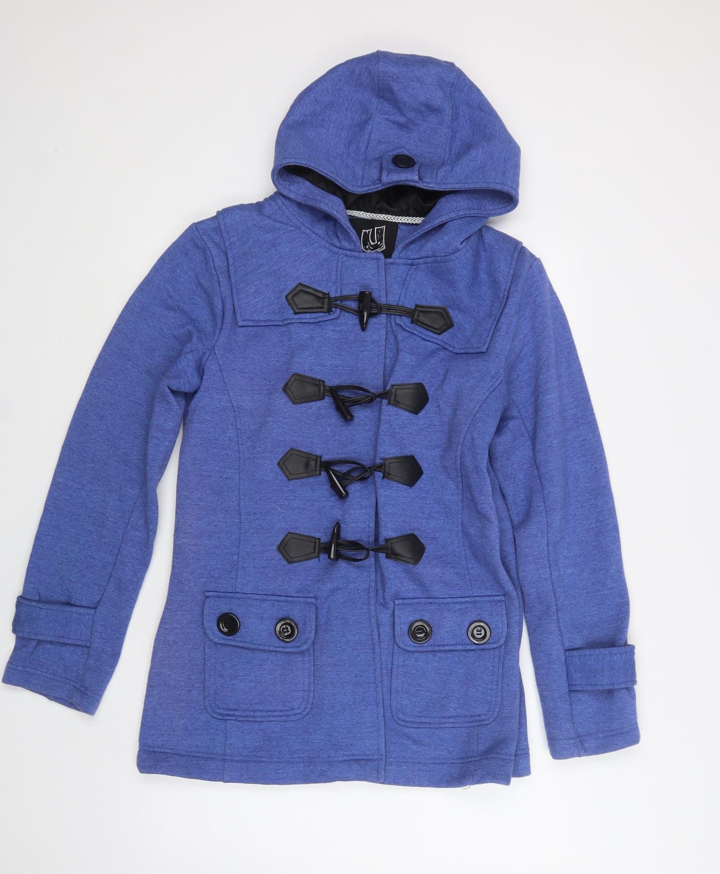 Urban Diva Womens Blue   Pea Coat Coat Size 12  Snap