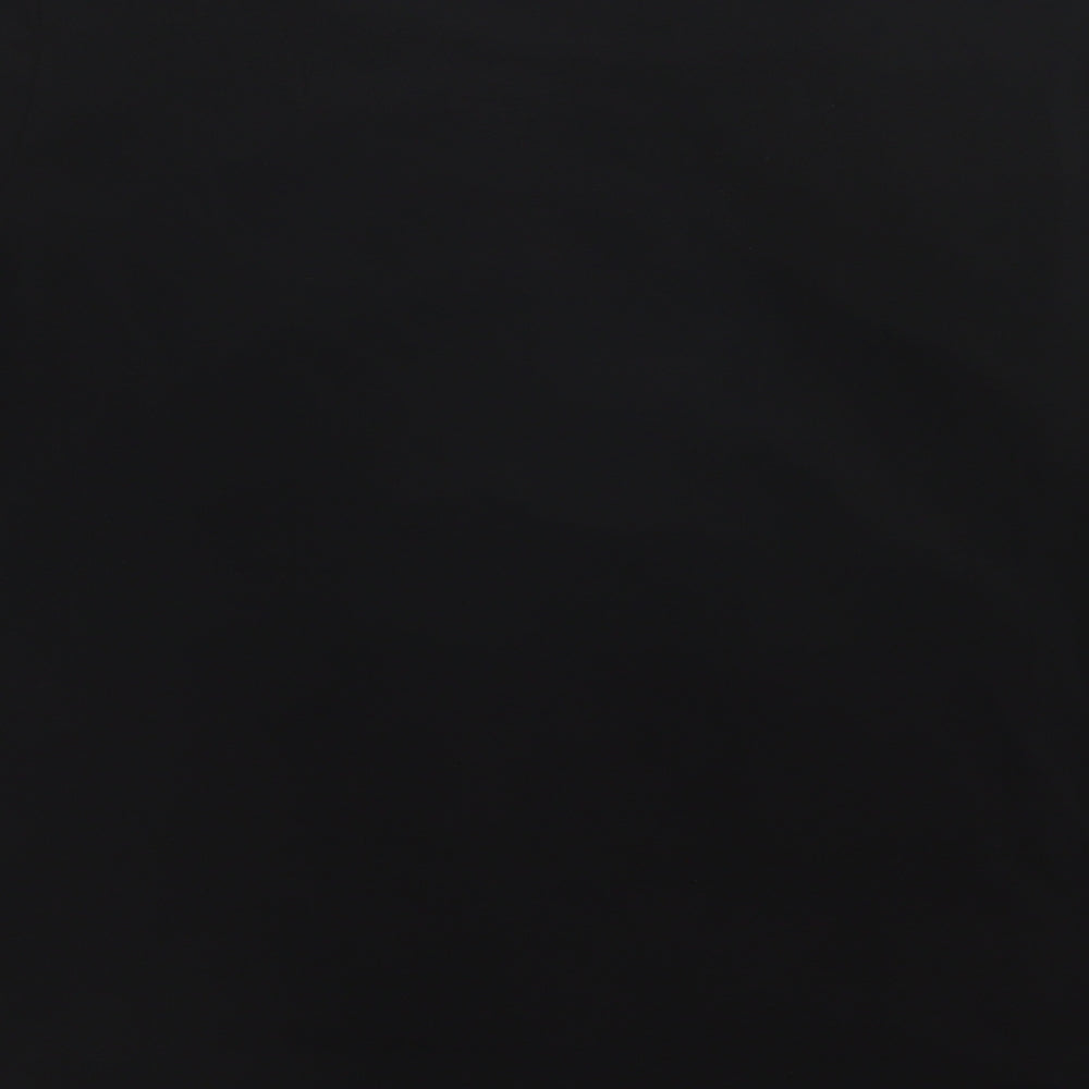 Annabelle Womens Black  Polyester Basic Blouse Size 18 Crew Neck