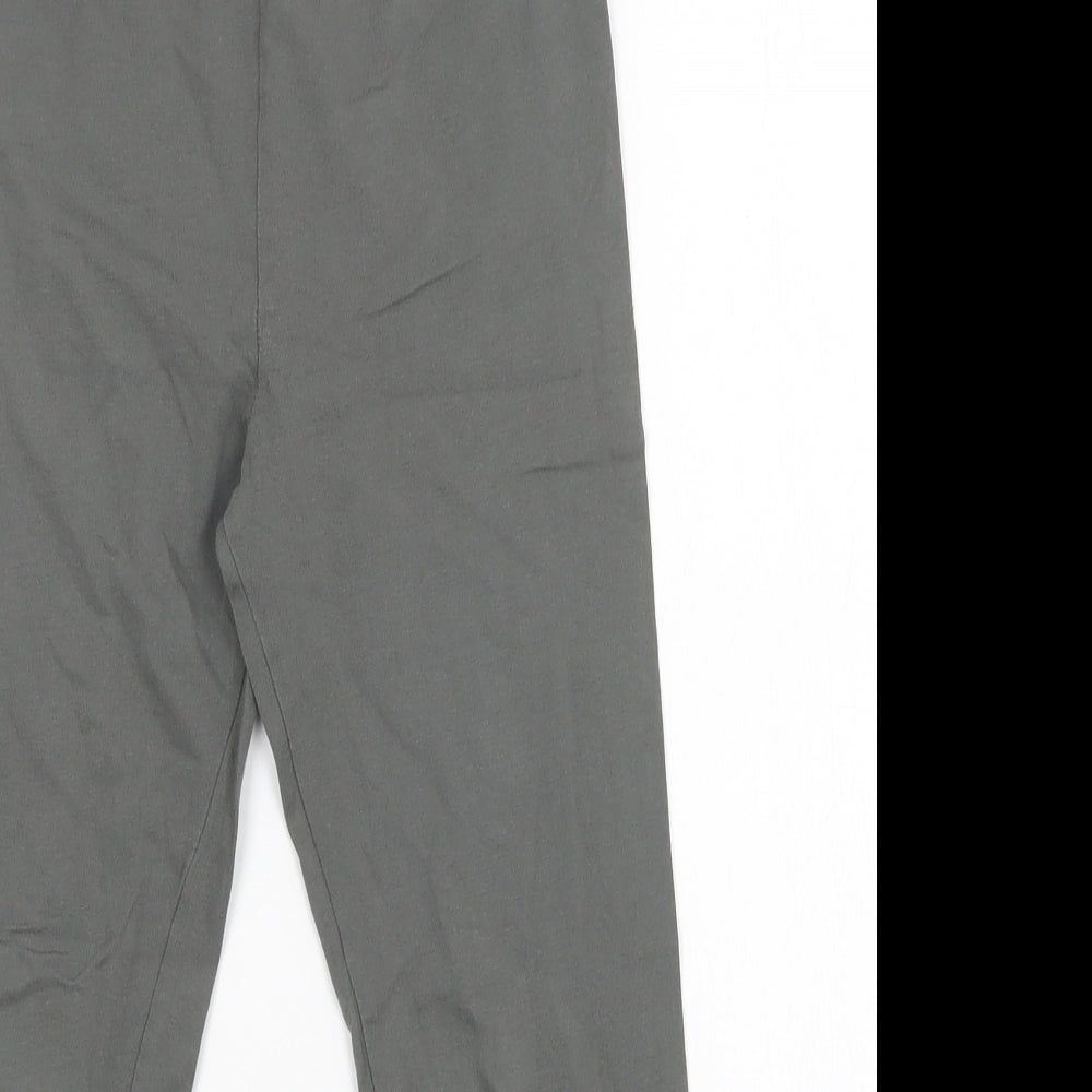 Preworn Boys Grey  Polyester  Pyjama Pants Size 9-10 Years