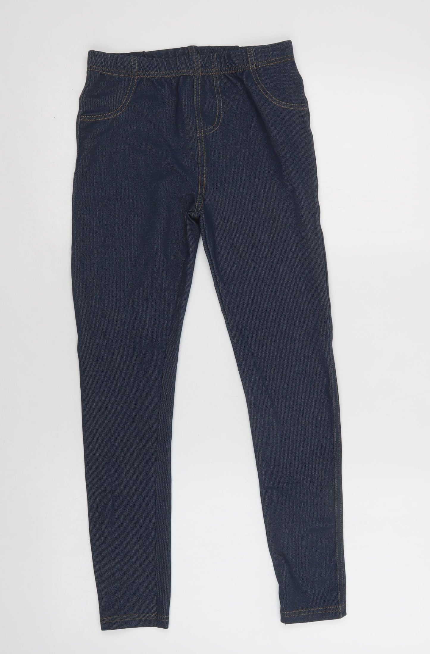 Primark Girls Blue  Cotton Jegging Jeans Size 10-11 Years  Regular