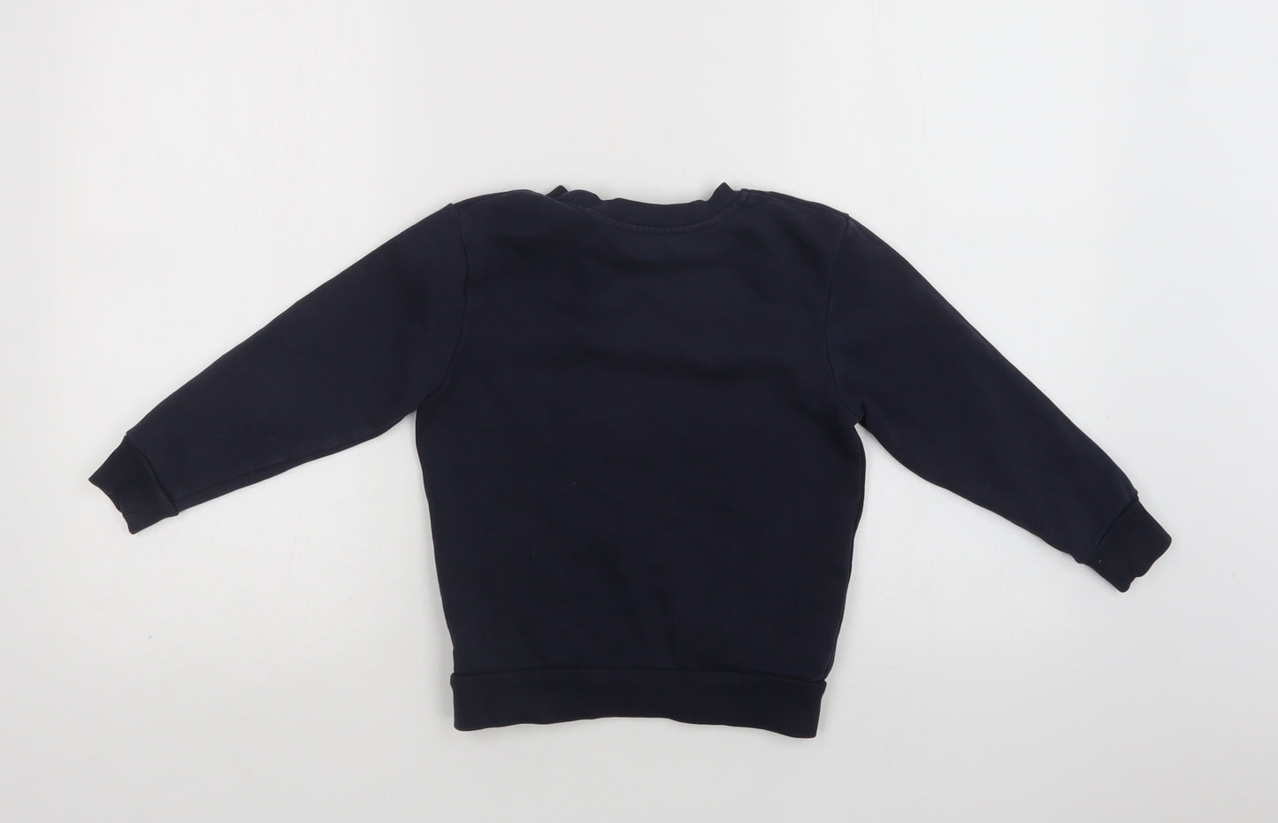 George Boys Blue  Cotton Pullover Sweatshirt Size 5-6 Years   - School Wear