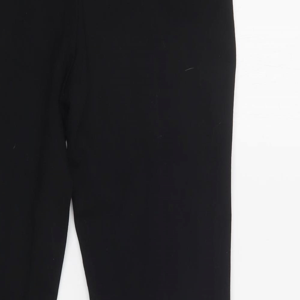 TU Womens Black  Viscose Jegging Trousers Size 12 L28 in Regular