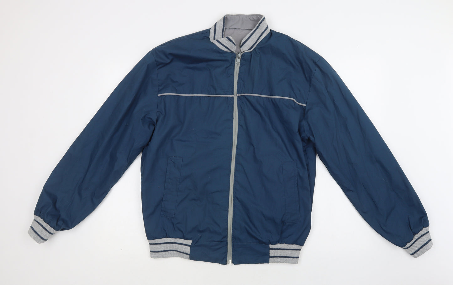 Preworn Mens Blue   Varsity Jacket Jacket Size M  Zip