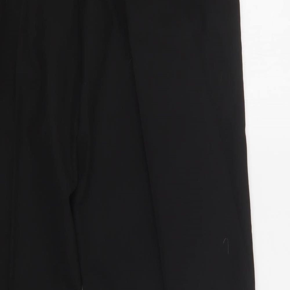 George Mens Black  Polyester Dress Pants Trousers Size 34  Regular Button